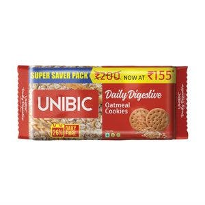 UNIBIC Oat Meal Cookies, 600 g at Rs 77 only