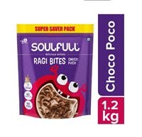 Soulfull Ragi Bites Choco Poco 1.2kg at Rs 262 only
