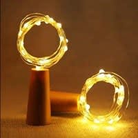 20 LED Wine Bottle Cork Copper Wire String Lights at Rs 85 only