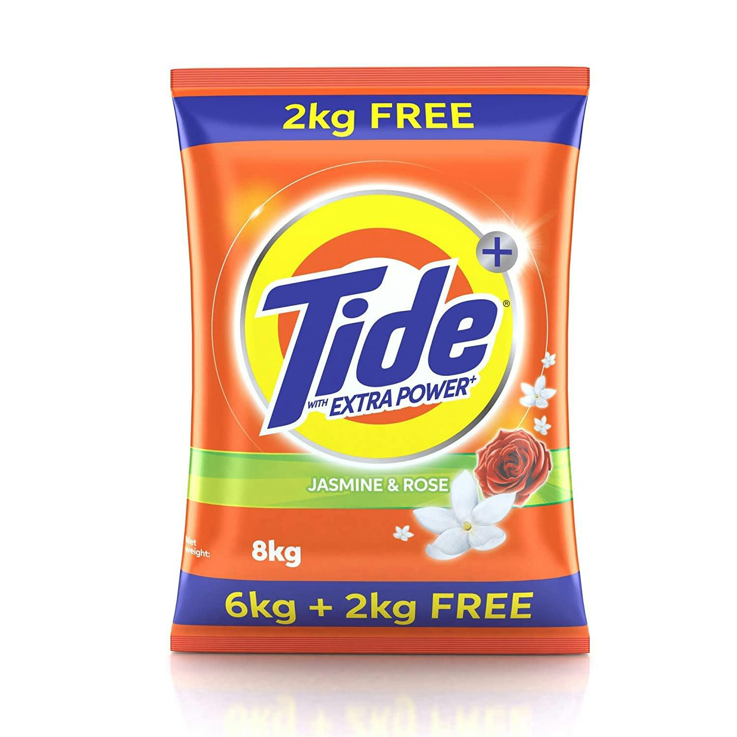 Tide Plus Extra Power Detergent Washing Powder 8KG at Rs 587 only