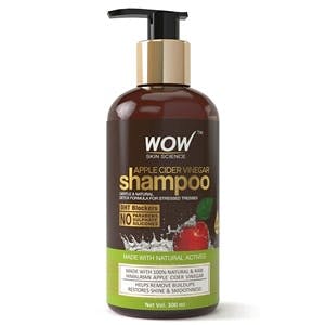 WOW Apple Cider Vinegar No Parabens & Sulphate Shampoo 300mL at Rs 349 only