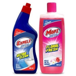 My Home Expelz & Mopz Floral Fresh Cleaning Combo Pack at Rs 99 only