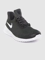 Nike Men Black & Grey Woven Design Renew Rival Running Shoes at Rs 2553 only