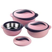 Pinnacle Stainless Steel Inner Casseroles Set of 3 at Rs 549 only