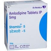 Stamlo 5 Tablet 1 Strip Get flat 25% discount at Rs 65 only