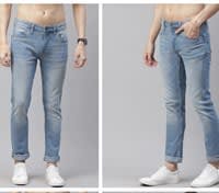 Roadster Men Blue Skinny Fit Light Fade Stretchable Jeans at Rs 594 only